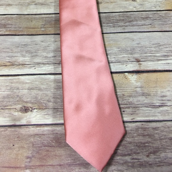 Men’s cantucci peach tie - Picture 1 of 3